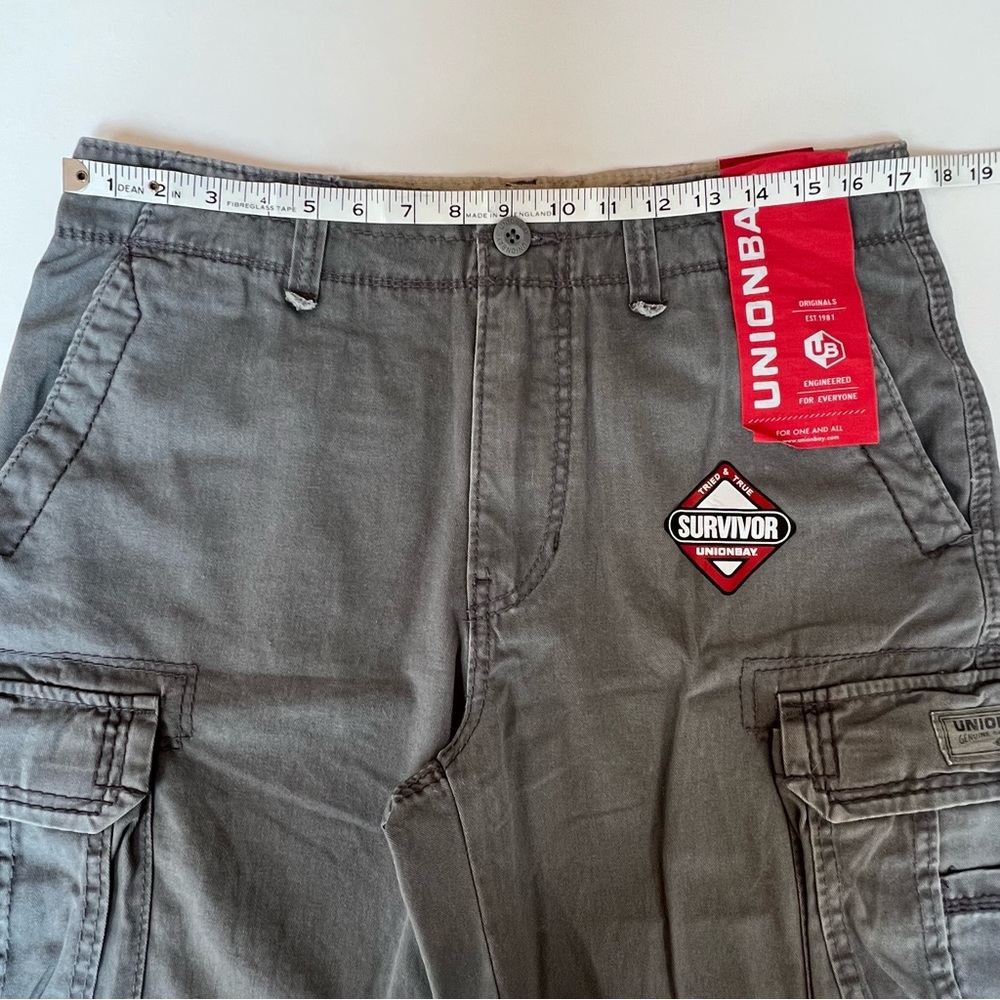 UNIONBAY Cargo Shorts, Gray NWT - Picture 11 of 12